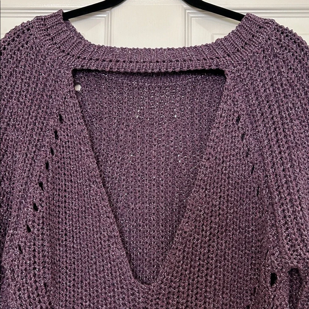 Ba&sh Lady Pullover in Grape Violet